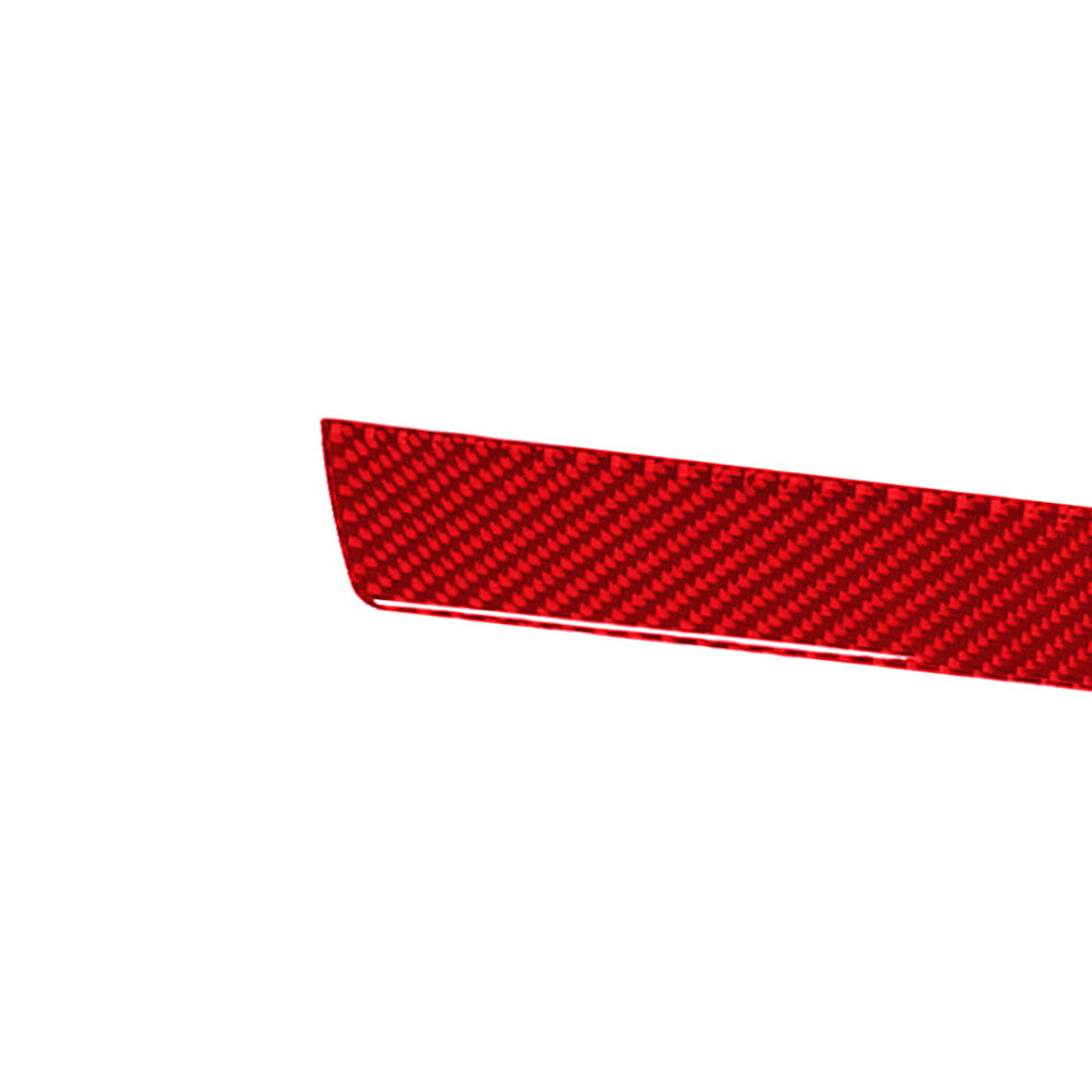 Red Carbon Fiber Middle Cup Holder Trim for BMW X3 F25 X4 F26 2011-17