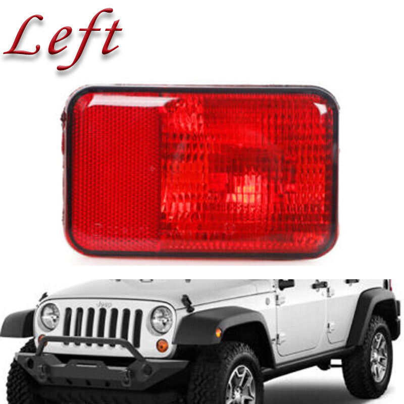 Left side: Rear fog light for Jeep for Wrangler 2007-2018