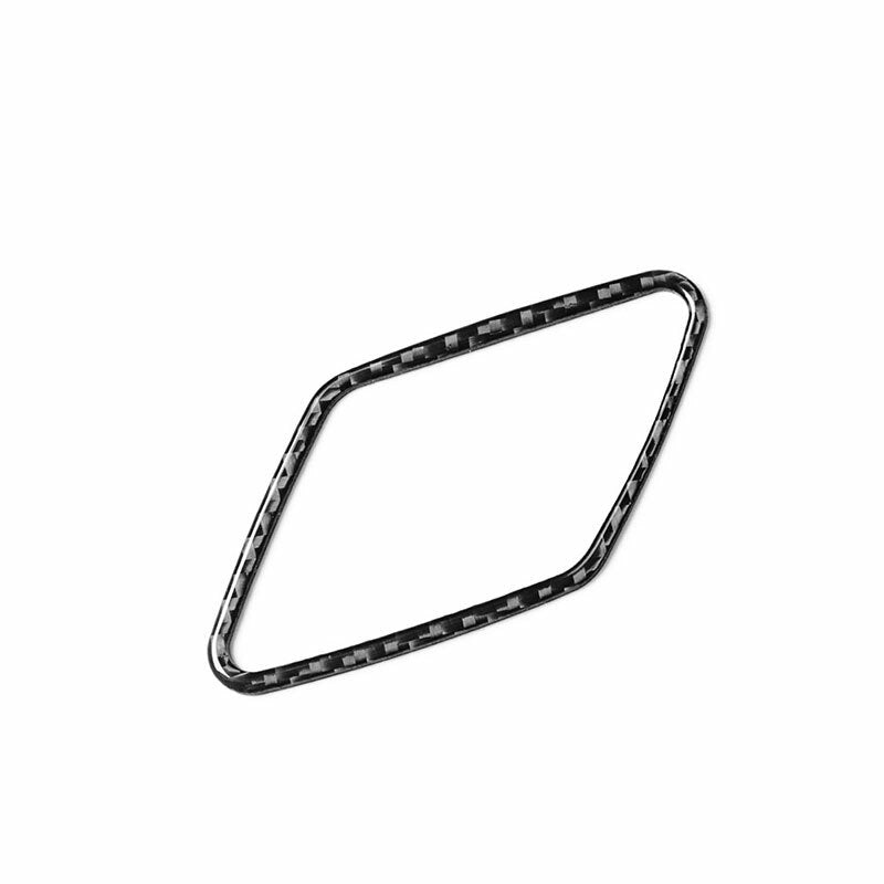 2X Carbon Fibre Door Speaker Loudspeaker Trim for VW for Golf 7 MK7 2014-2019