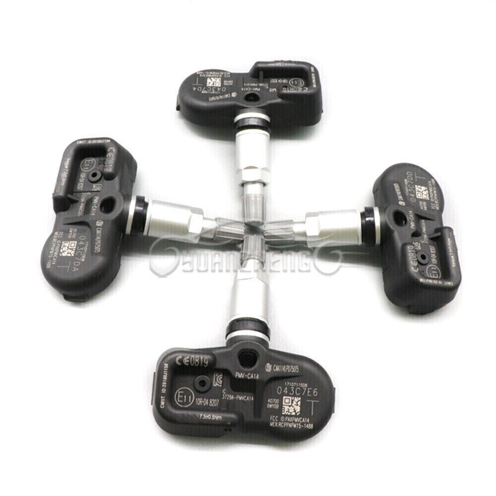 40700-EZ00A 4-pack new PMV-CA14 tire pressure sensors for Nissan TPMS.
