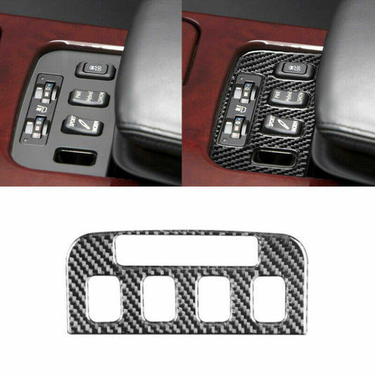 For 2006-2011 for Lexus GS 300 350 Carbon Fiber for Seat Adjust Control Panel Cover Trim