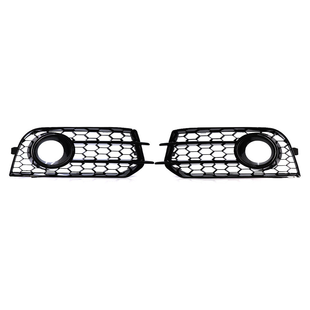 2x Front Bumper Fog Light Grille Cover Left Right Set for Audi A1 8X 2010-2014