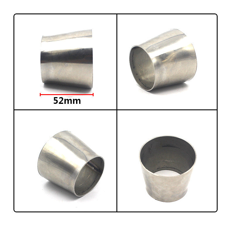 2'' to 2.5''OD Stainless Steel Exhaust Pipe Concentric Reducer Converter Adapter