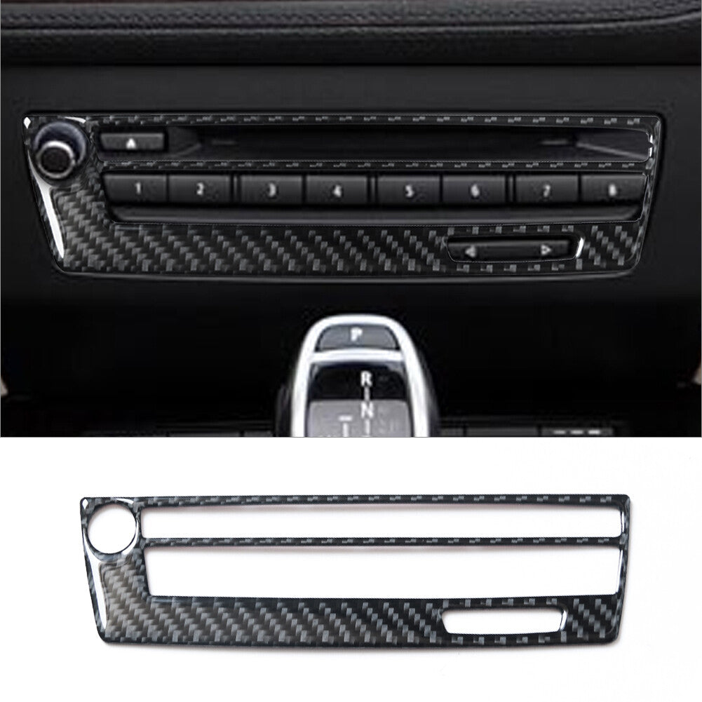 for BMW Z4 E89 Carbon Fiber Radio With Navigaiton System Cover Trim 2009-2016