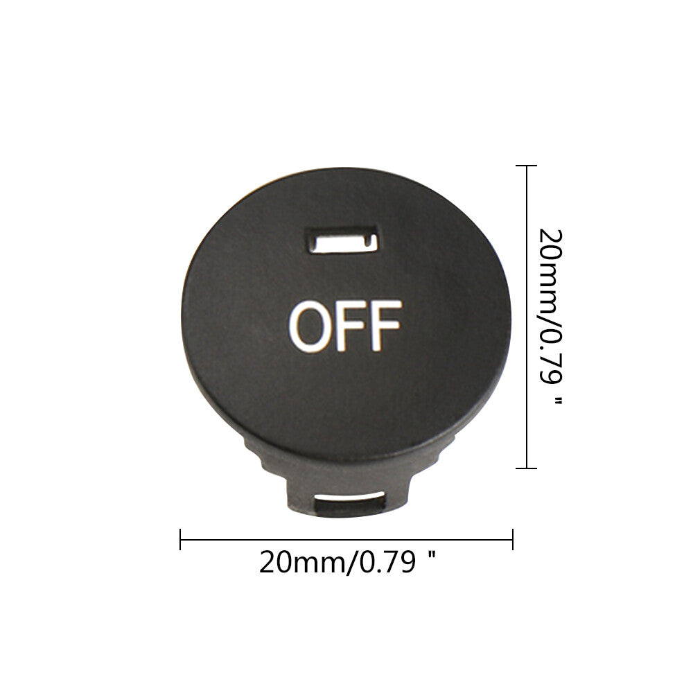 for BMW E60 E61 E63 E64 5 Series M5 M6 Central A/C OFF Switch Button Cover Cap