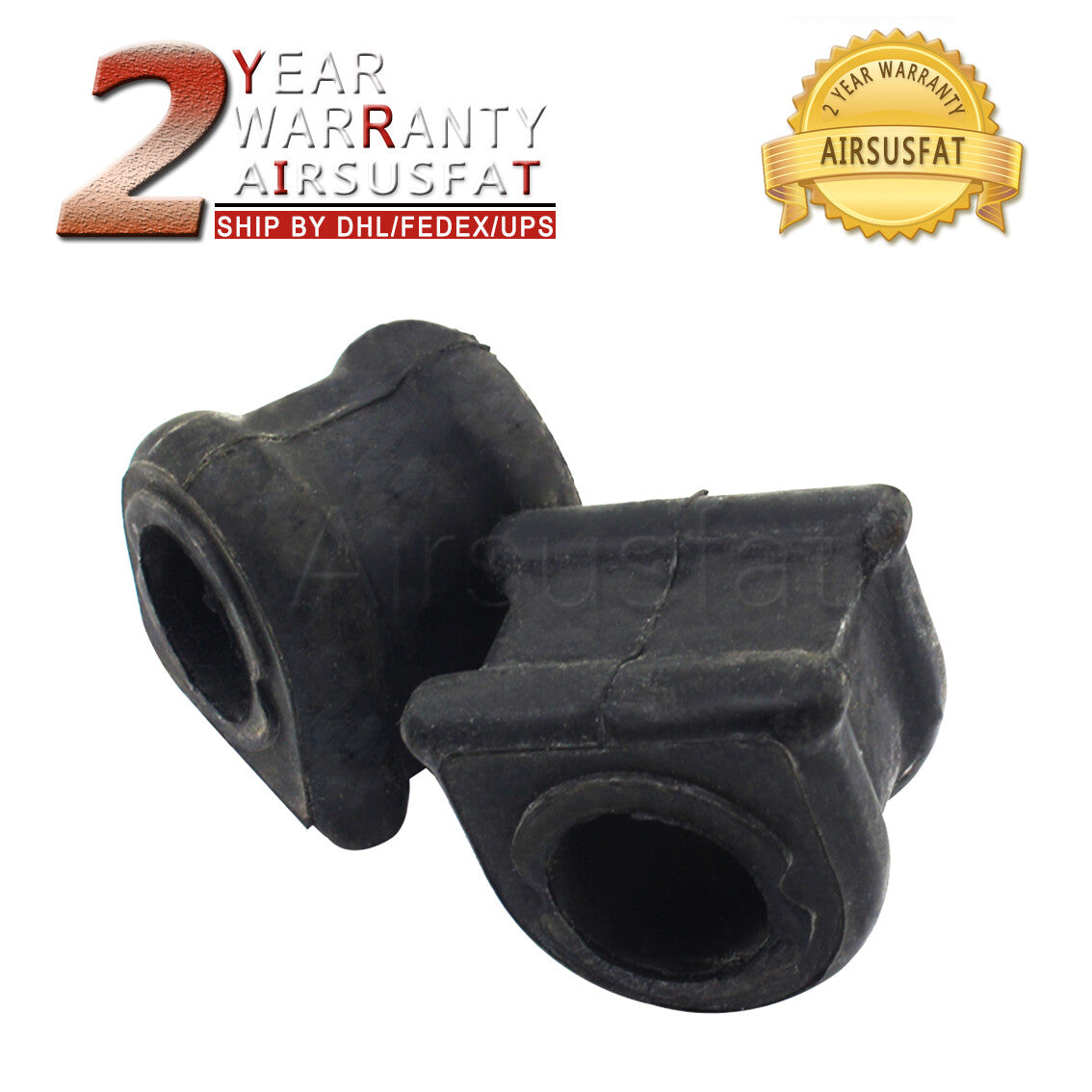 Pair Front Stabilizer Bar Bushing for Jeep Grand Cherokee WK2 11-15 68184510AA