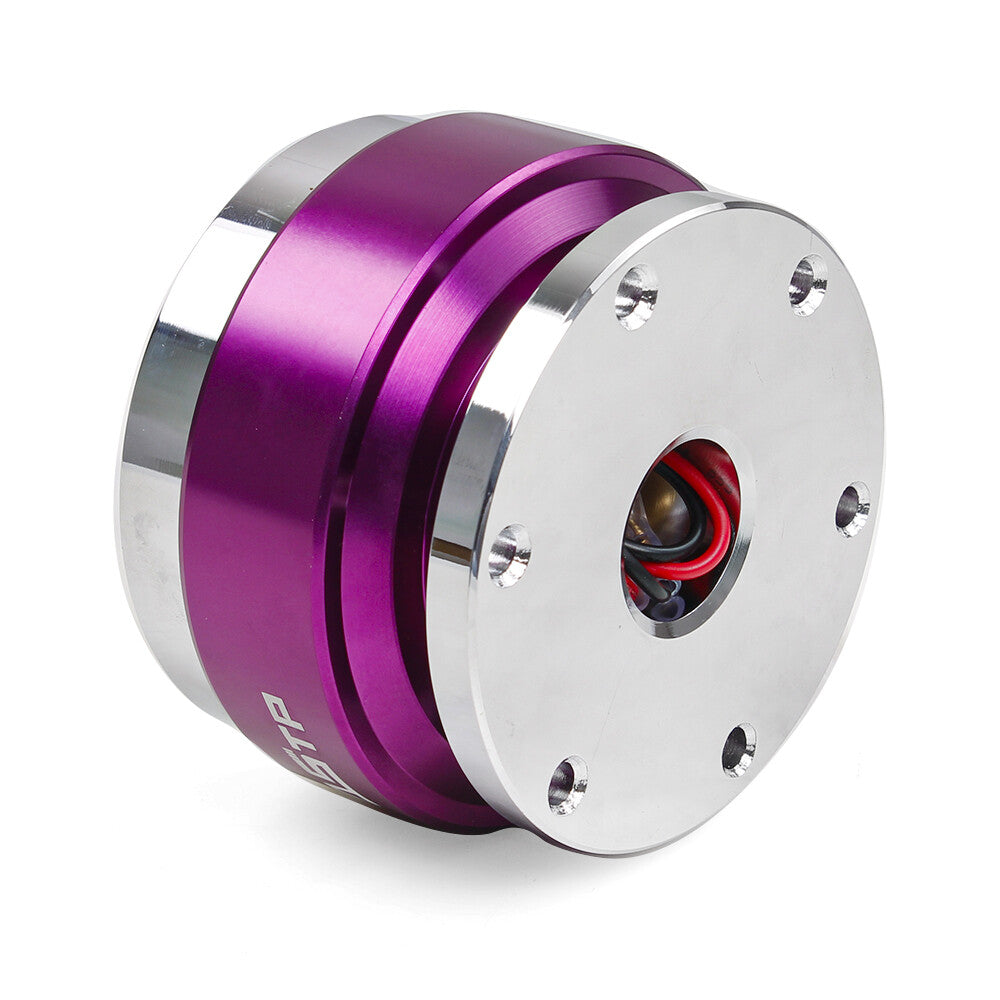 Universal Car Steering Wheel Ball Quick Release Hub Adapter Snap Off Kit Purple