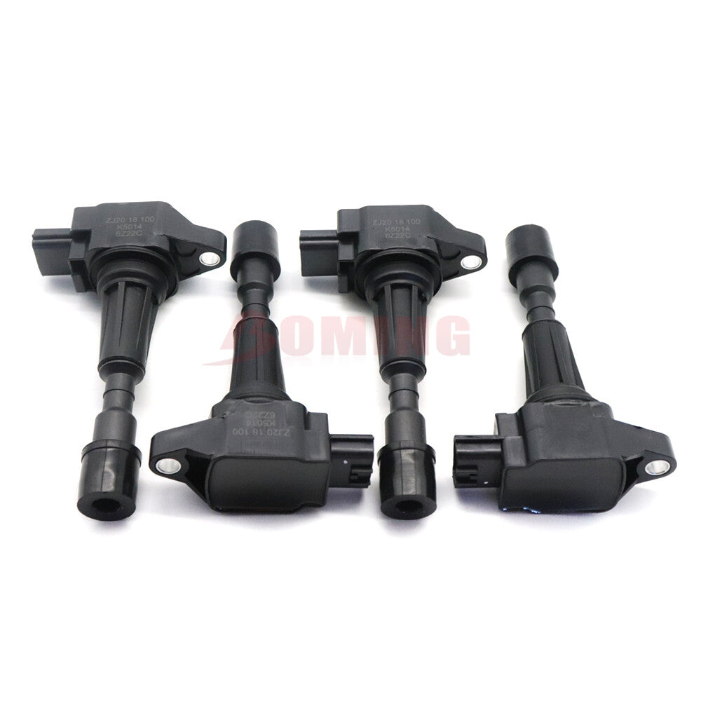 4PCS Ignition Coil ZJ20-18-100 for Mazda 2 1.5L-L4 for Mazda 3 1.4L 1.6L 2011-2015