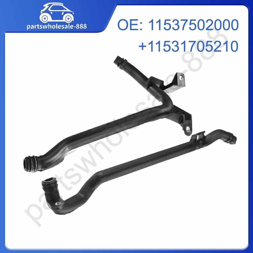 2x Water +Engine Heater Inlet Coolant Pipe for BMW E46 E83 X3 E53 X5 11537502000
