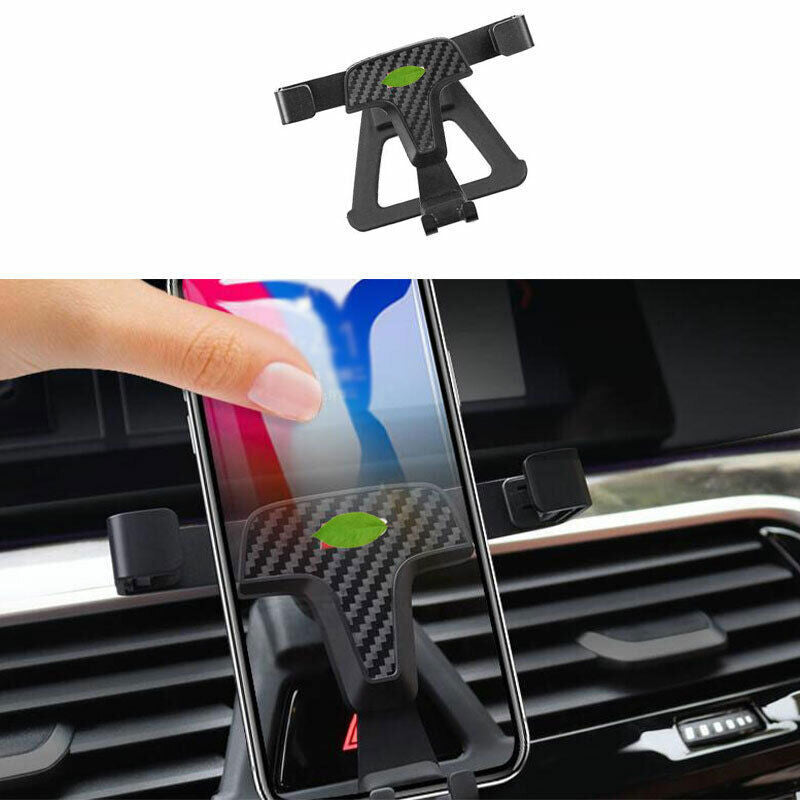 ABS Black Console Air Outlet Mobile Phone Holder for BMW 5 Series G30 2018-2023