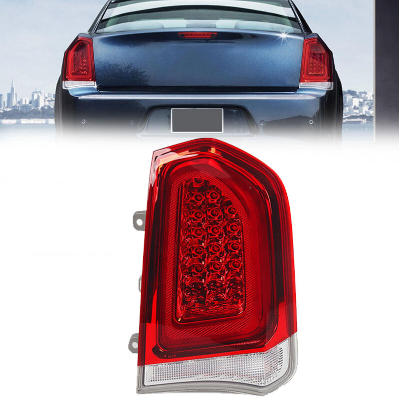 Passengers are eligible for 2015-2023 for Chrysler 300 chrome trim full LED taillights and brakes.