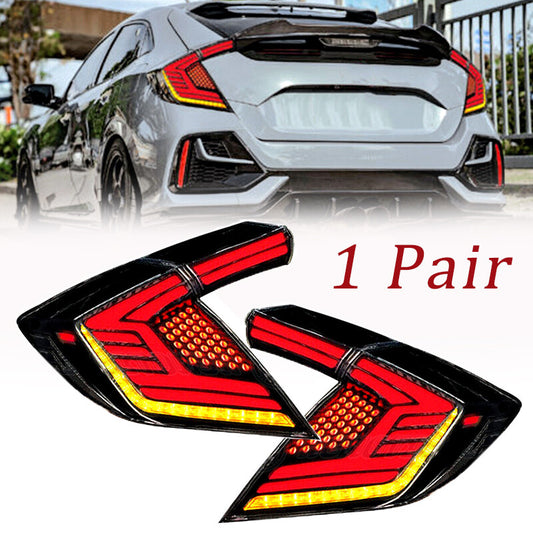 LED taillights for Honda for Civic Hatchback FK7 FK8 2017 - 2021 rear lights