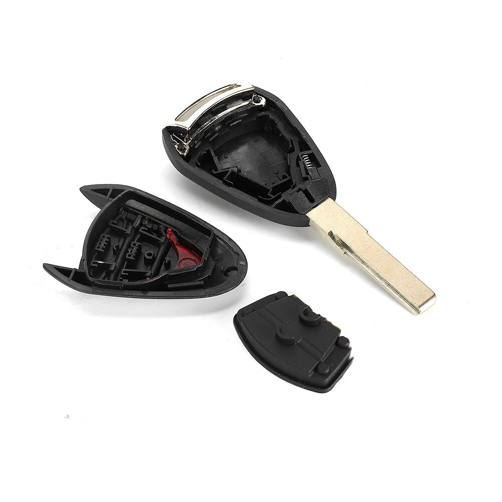 3Button Remote Keys Fob Case Shell Blade,For- for Porsche Cayman,911,997,987
