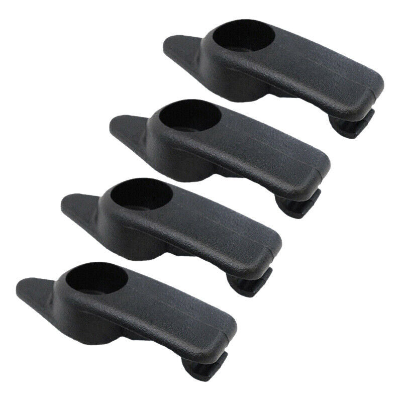 4X Black Sun Visor Clip Bracket Holder Fit For 1997-2004 for Chevrolet for Corvette C5