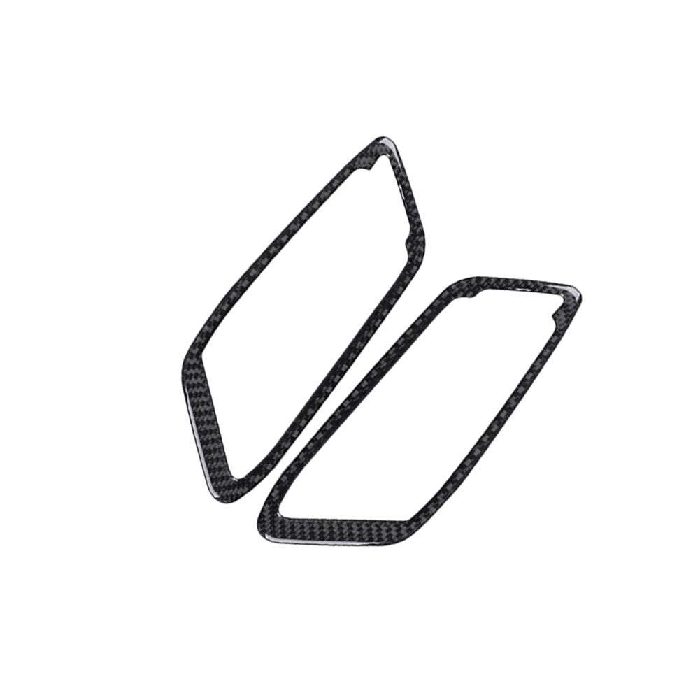 2Pcs Carbon Fiber Interior Door Handle Cover Trim for Toyota Supra A90 2019-2022
