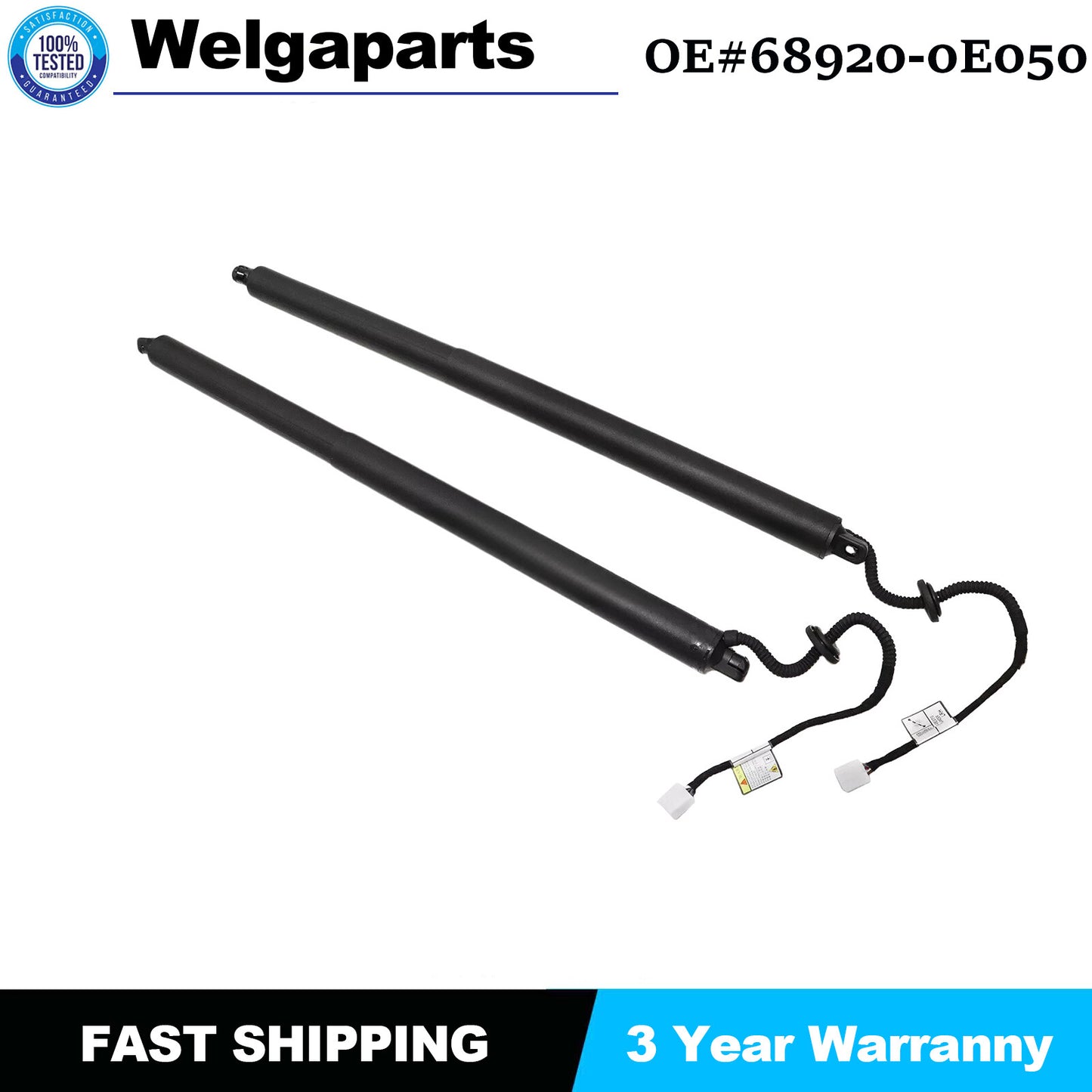2x Tailgate Lifter Left  Right For 2021-2023 Highlander 68910-0E070 68920-0E050