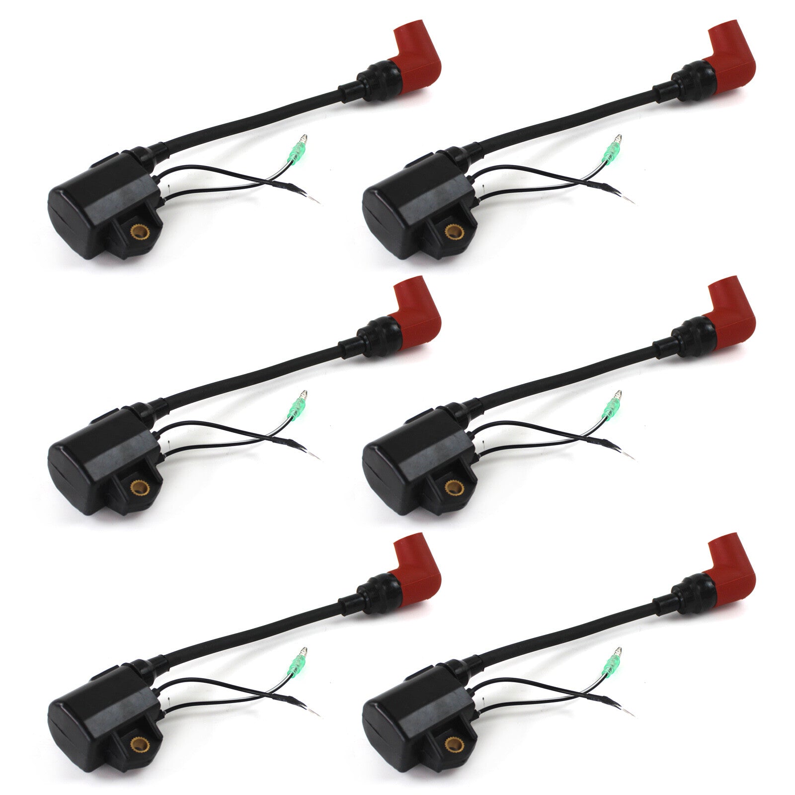 6Pcs Heavy Duty Ignition Coil for Yamaha 100HP 115HP 130HP 140HP 150HP 175HP