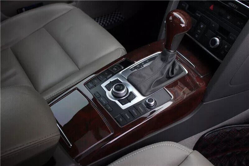 for Audi A6L 2008-2011 Brown Wood Grain Interior Decoration Frame Cover Trim 11P