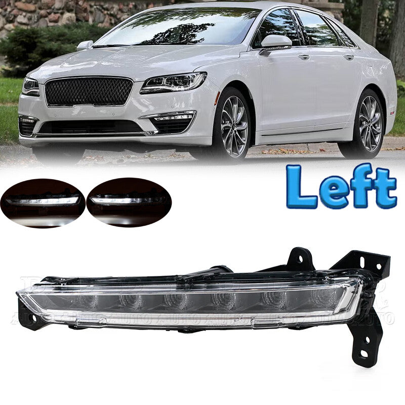 Left Side LED DRL Daytime Running Light Fog Lamp for Lincoln MKZ 2017 2018-2020