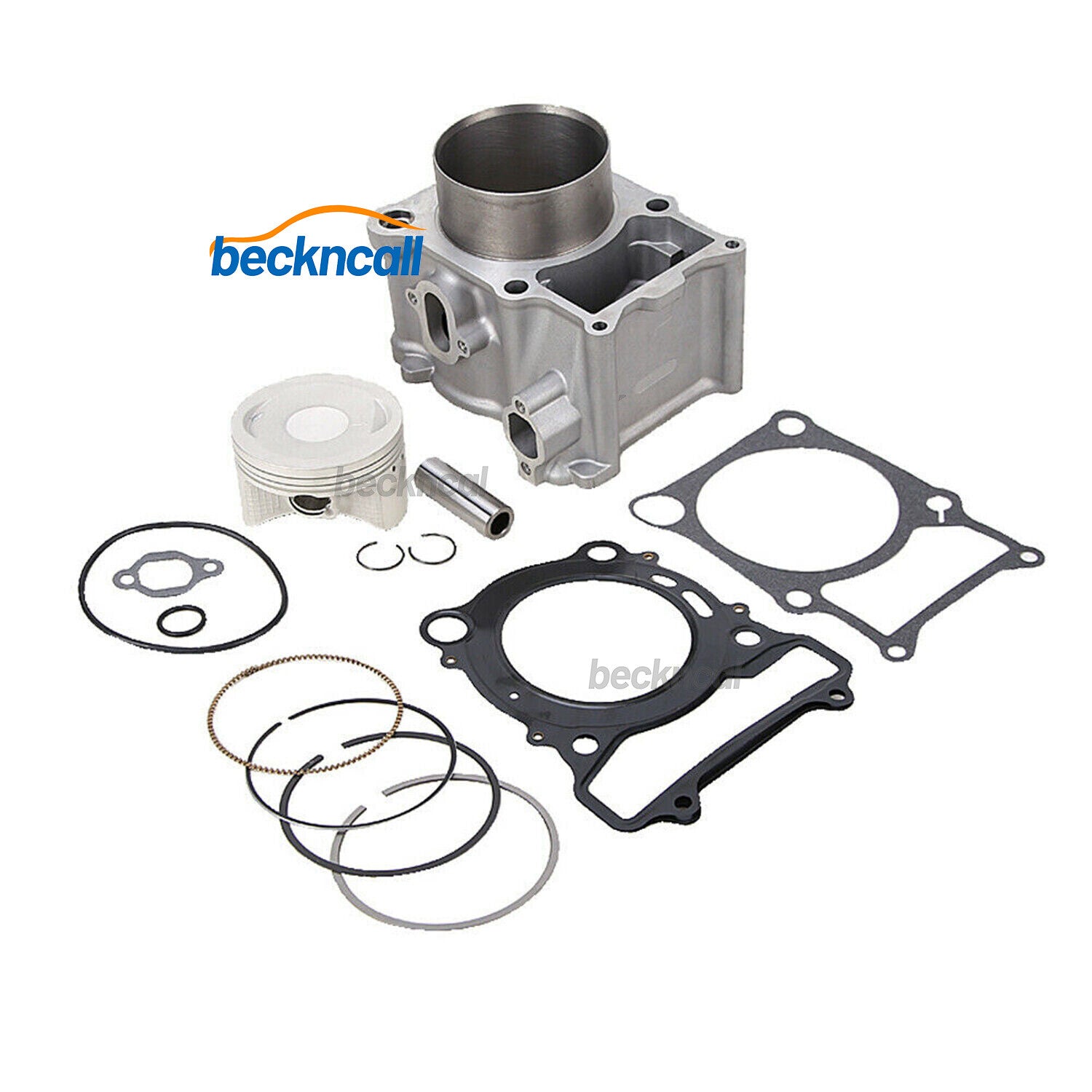 Cylinder Piston Gasket Top End Rebuild Kit 84.5mm for Yamaha Kodiak 400 Grizzly