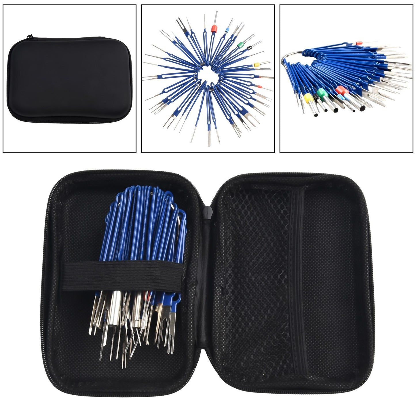 36Pcs Terminal Removal Tool Kit Depinning Tool Electrical Connector Pin Removal