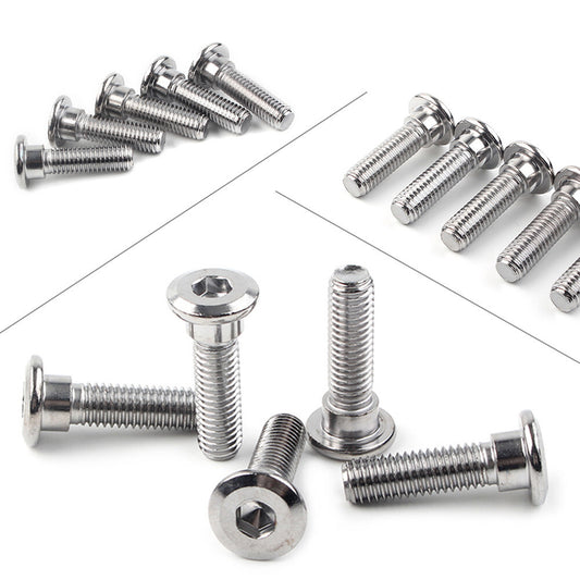 M8x30mm Steel Bolts Ti Hex Socket Disc Brake Rotor Screws Fasteners for Kawasaki