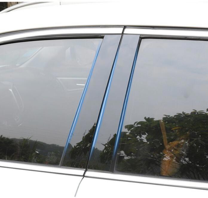 Glossy Black Window B,C Pillar Panel Cover Trims for Ford Escape Kuga 2020-2023