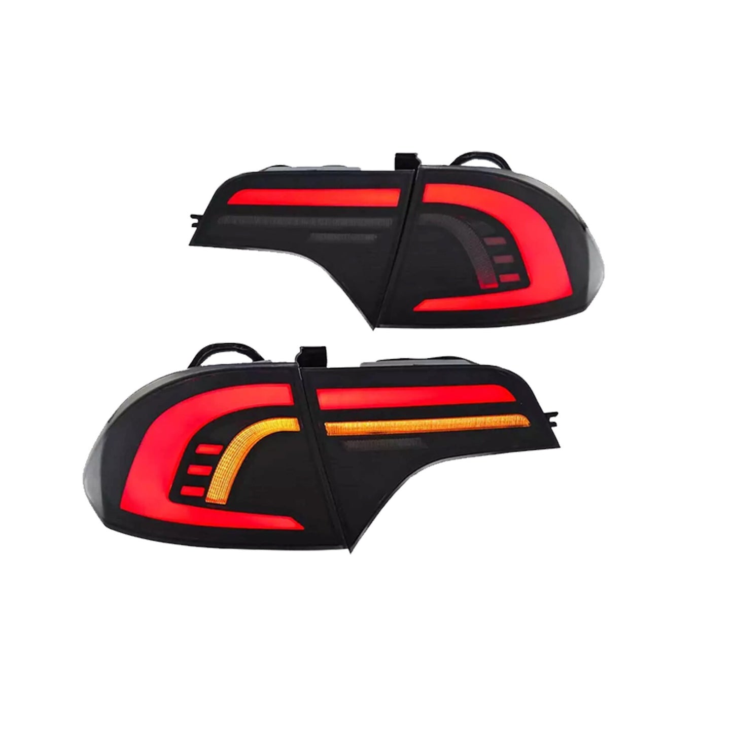 A pair of full LED taillights for the 2006-2011 for Honda for Civic sedan. (Start-up animation included.)