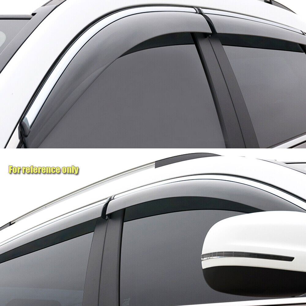 for Nissan Rogue 2021-2023 Car Window Visor Vent Shade Deflector Guards Sun Rain