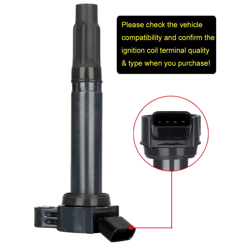 4X Ignition Coil 90919-A2002 for Lexus ES350 RX350 for Toyota for Avalon for Camry for Sienna