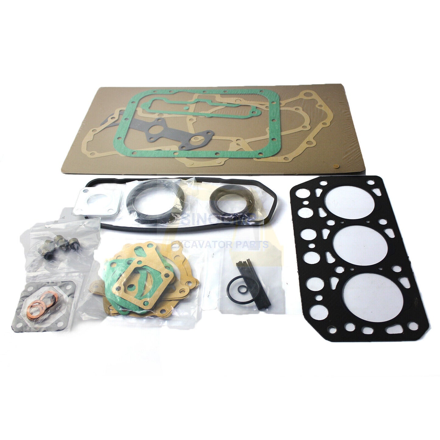 Engine Gasket Kit for Mitsubishi TU170F Tractor MM15T for Mini -ExcavatorLoader K3D/