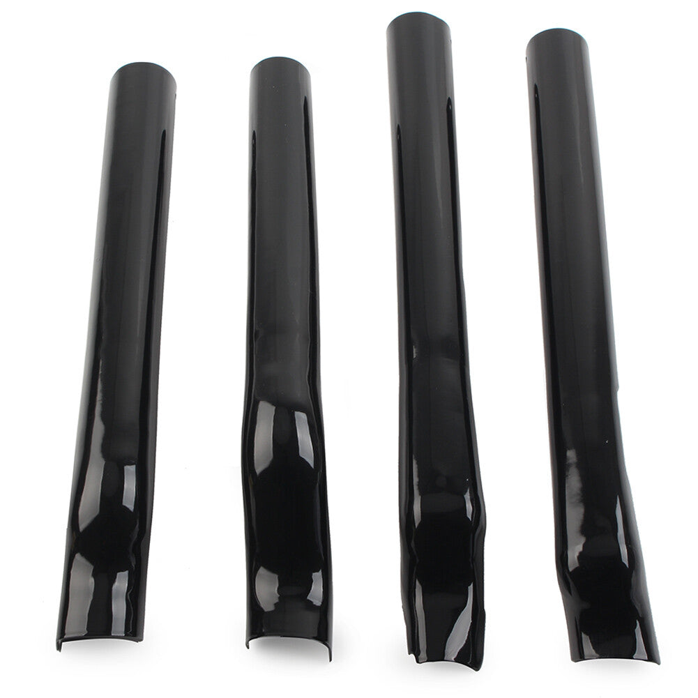Rear Swingarm Tube Covers Metal Black Fit for Harley Heritage Softail Classic FLSTC