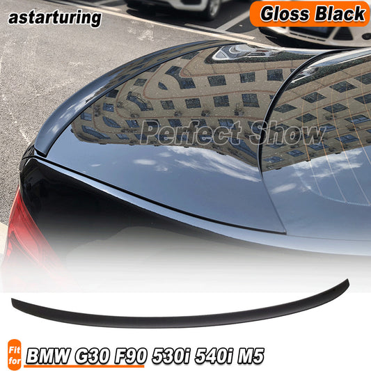 Fits for BMW 5 Series G30 F90 530i 540i M5 F90 17-20 Glossy Black Rear Trunk Spoiler