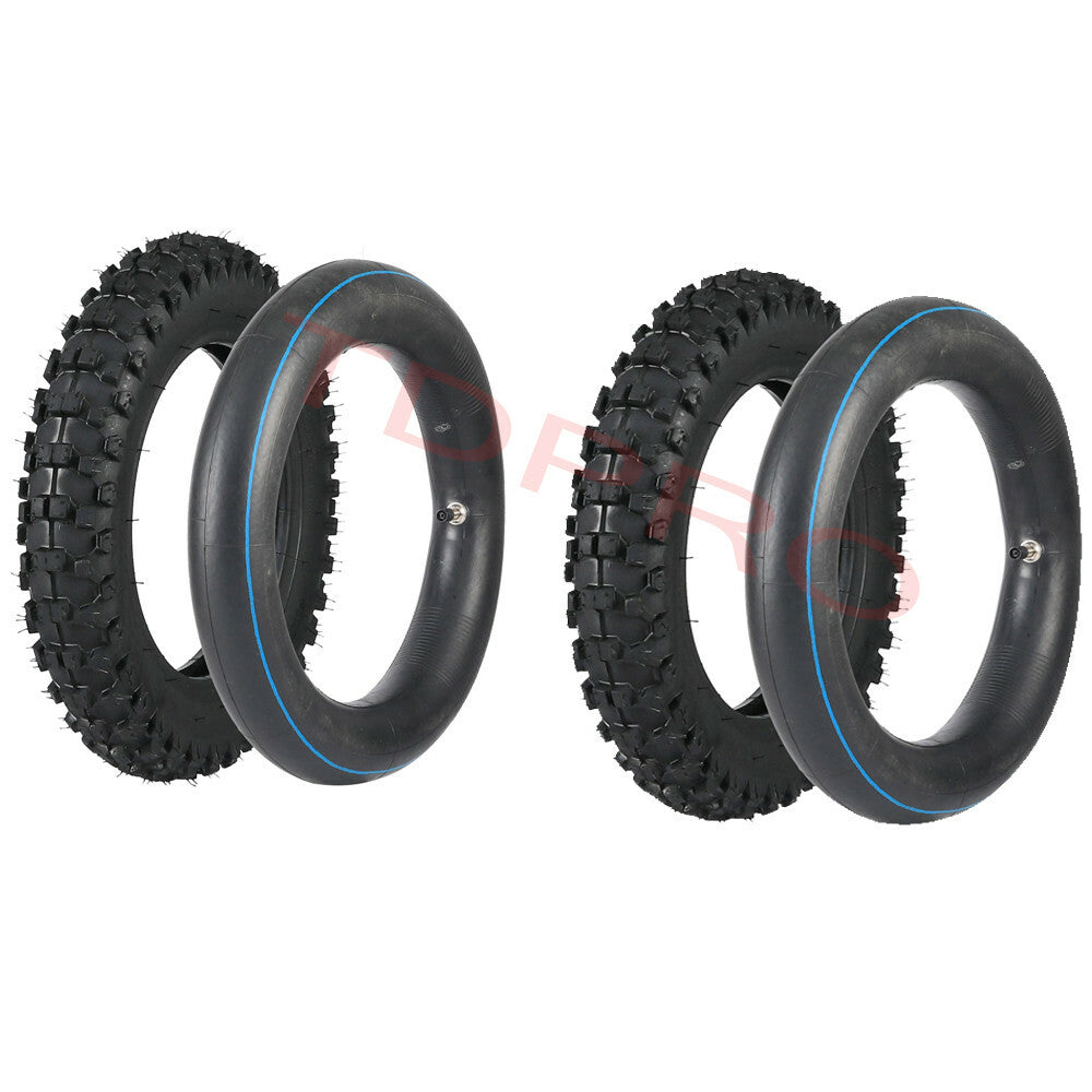 A pair of 3.00-10 80/100-10 tire tubes for Mini Pit Dirt bikes TTR50 SSR 70 XR50 CRF50