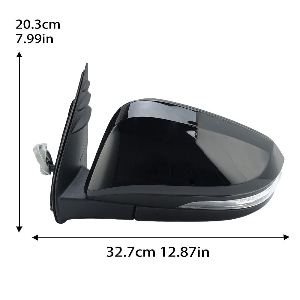 F¨¹r for Toyota Helix 2015-2020 Links Au?enspiegel R¨¹ckspiegel Spiegelglas 5 Draht