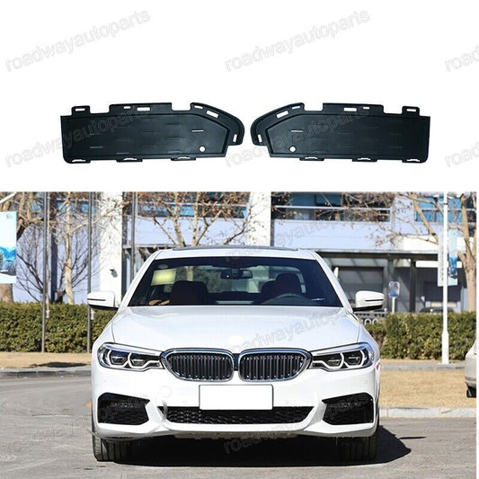 1 pair of front fog light protective cover panel trims for BMW 5 Series G38 M Sport 2018-2020