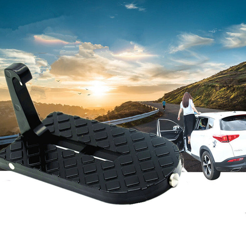 Car Doorstep Folding Ladder Door Pedal Foot Pegs Easy Access Rooftop Pedal Tool