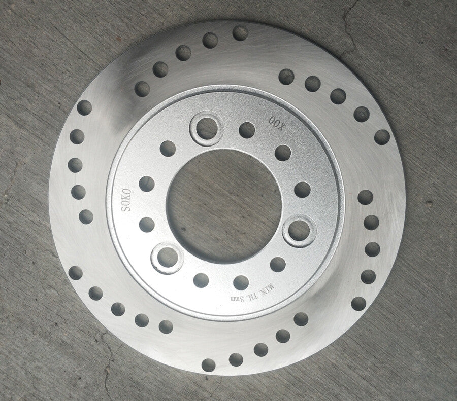Silver 180MM Stainless Steel Disc Brake Rotor for Honda Ruckus 58MM 70MM Zoomer
