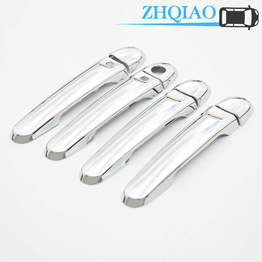 4PCS Chrome Door Handle Cover for Smart Fits Tiida Versa Sunny March Cube 2009-2014