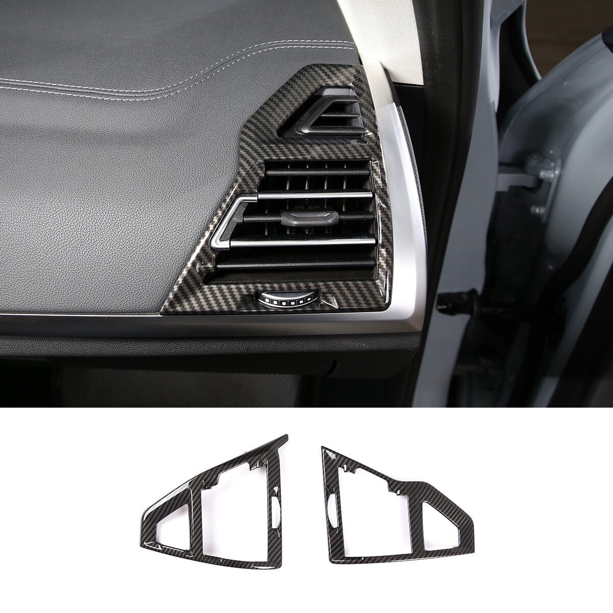 Silver ABS side antenna base bezel cover trim for Humm¨¥r H3 2005-2009 USA