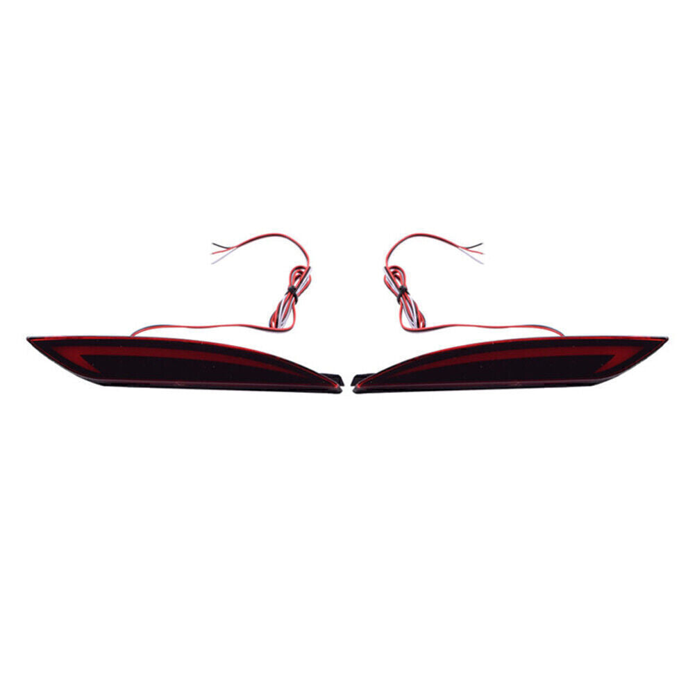 Red LED Lens Rear Bumper Reflector Brake Tail Light Fit for Hyundai Sonata 8th 11-14