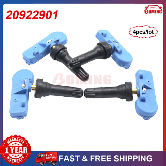 4pcs/lot 20922901 Tire Pressure Monitor Sensor TPMS for Cadillac CTS for Chevrolet