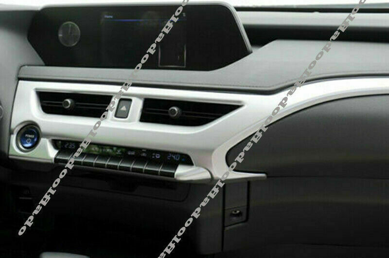 for Lexus UX 200 250h 2019-22 Silver Inner Central Console Dashboard Strip Trim