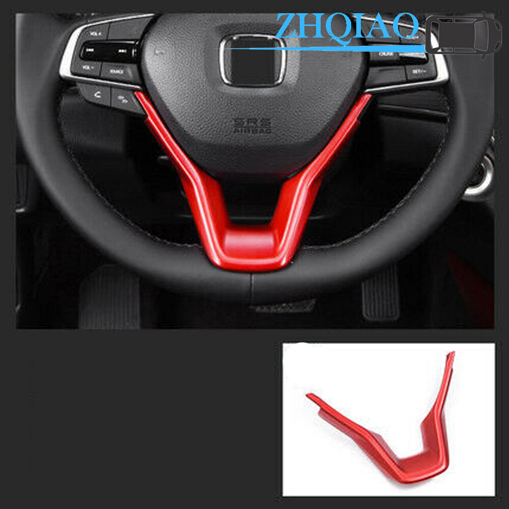 9pcs ABS RED Interior Accessories Whole Kit Cover Trim for Honda Accord 18-20