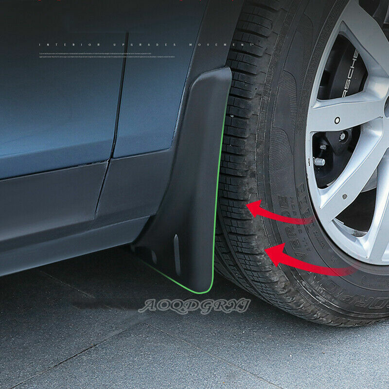 Mud Flaps Fender Splash Guard Mudguards 4pcs for Porsche for Cayenne 2019-2023