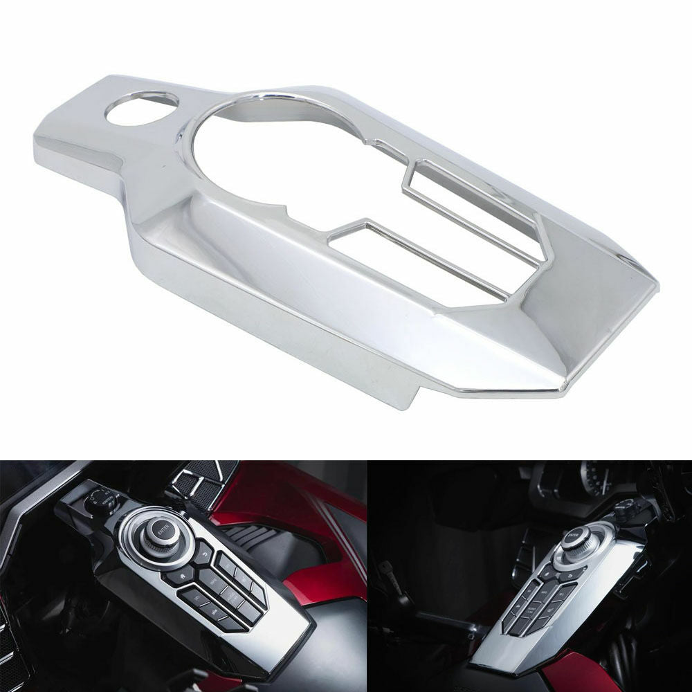 ABS Chrome Switch Panel Protective Cover for Honda Goldwing GL1800 2018-up A