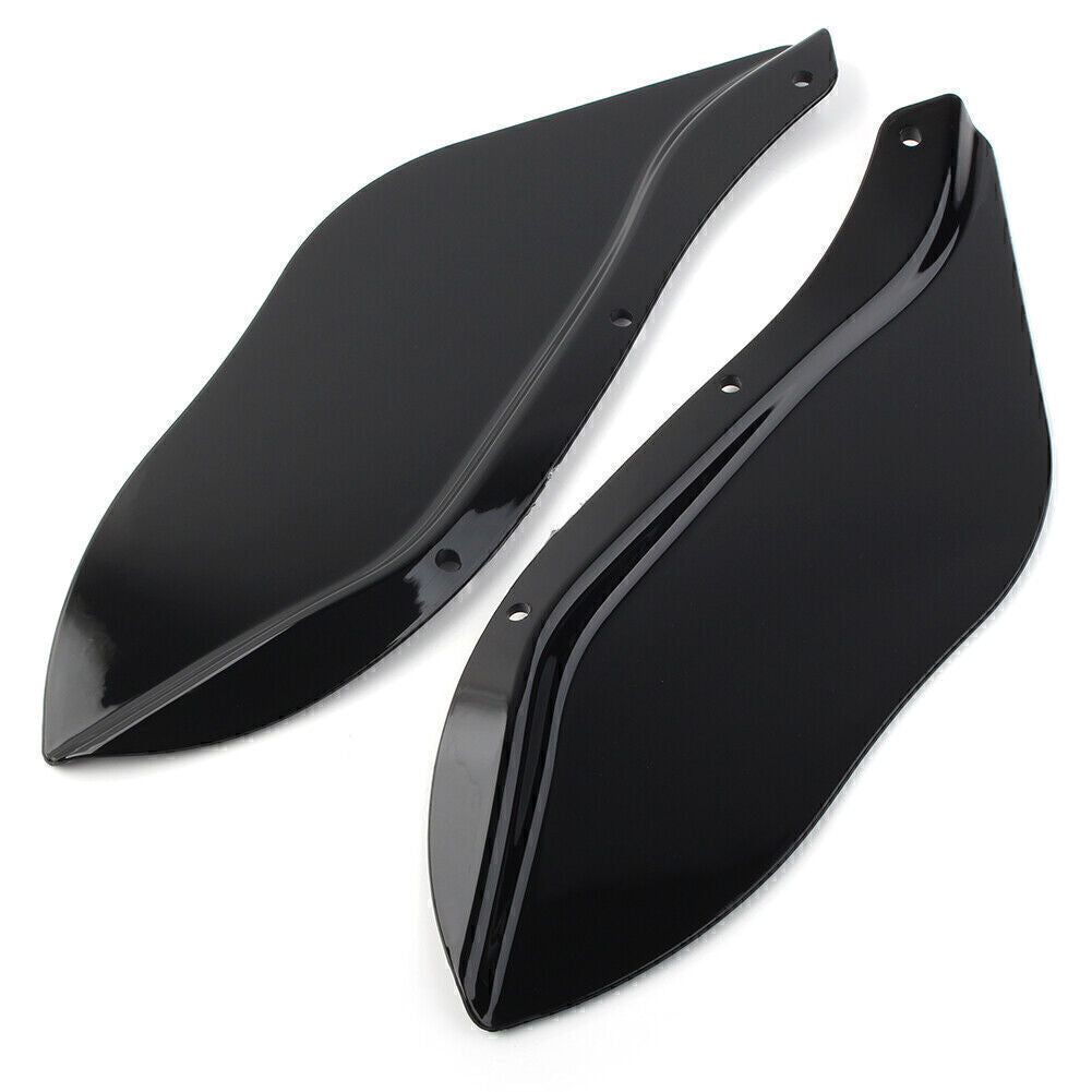 Fit for Harley Street Electra Glide 96 -13 Side Fairing Windshield Air Deflector Blk