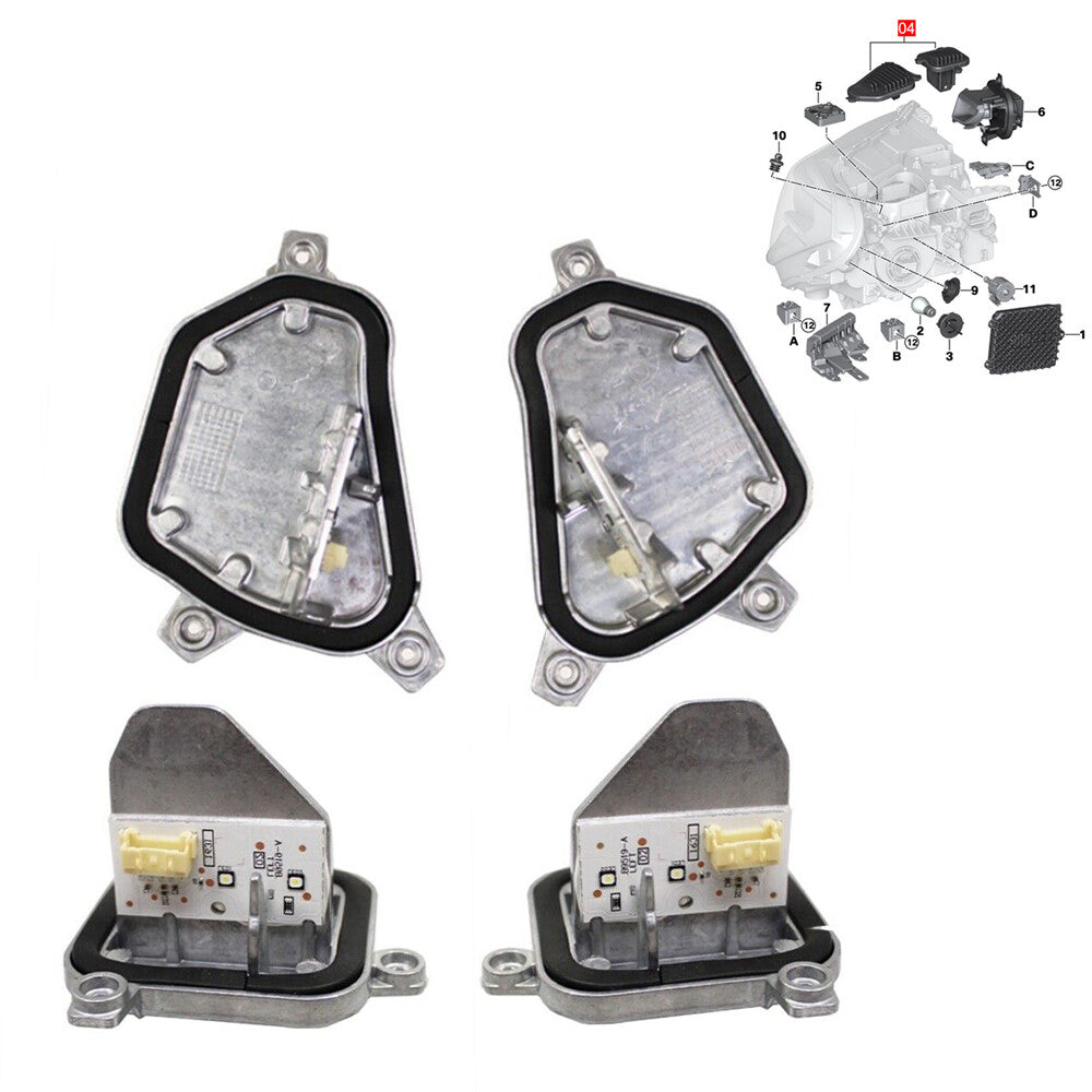 LED Headlight DRL Daytime Running Light Module Kit for BMW X1 F48 2016 - 2019