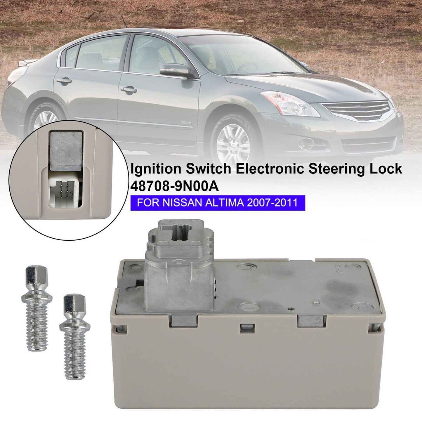 Ignition Switch Electronic Steering Lock for Nissan Altima 48708-9N00A 2007-2010