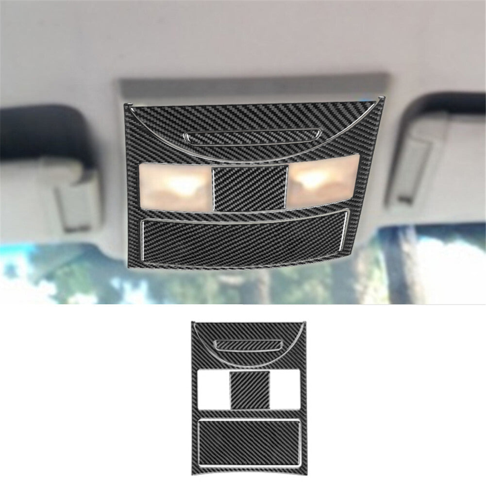 5Pcs Carbon Fiber Car Ceiling Light Trim Cover for Nissan Quest 2004-2006 Type B